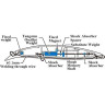 Воблер DAIWA Shoreline shiner-z lunkerhunter 130F-HD trance iwashi 07400029G