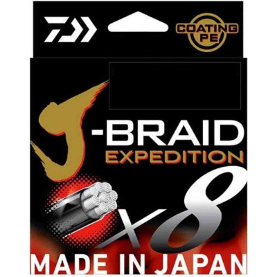 Леска DAIWA J-BRAID EXPEDITION×8E 0.13mm-150m DARK GREEN